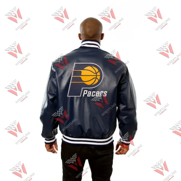 Men’s Indiana Pacers NBA Leather Jacket