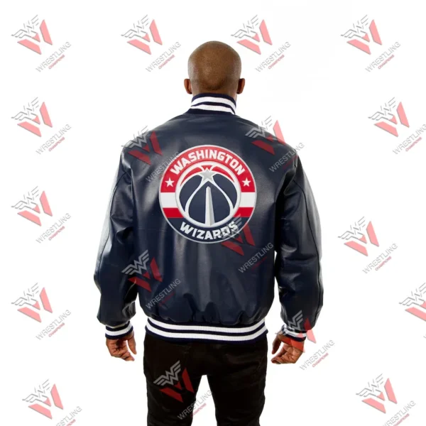 Men’s Washington Wizards NBA Leather Jacket