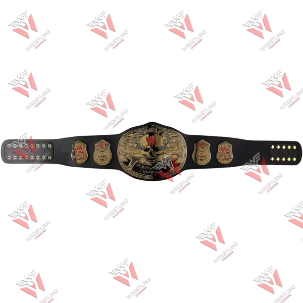 "Stone Cold" Steve Austin Smoking Skull Championship Wrestling Title Belt