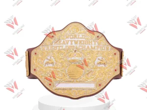 Big Gold World Heavyweight Wrestling Championship Replica Title Belt