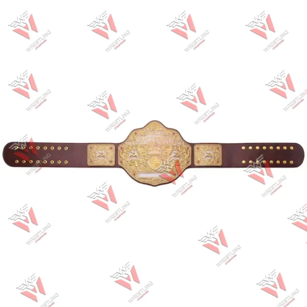 Big Gold World Heavyweight Wrestling Championship Replica Title Belt