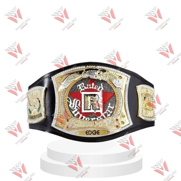 Edge Rated R Spinner Wrestling Championship Title Belt