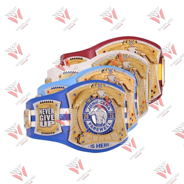 John Cena Farewell 2025 Spinner Wrestling Championship Replica Title Belt