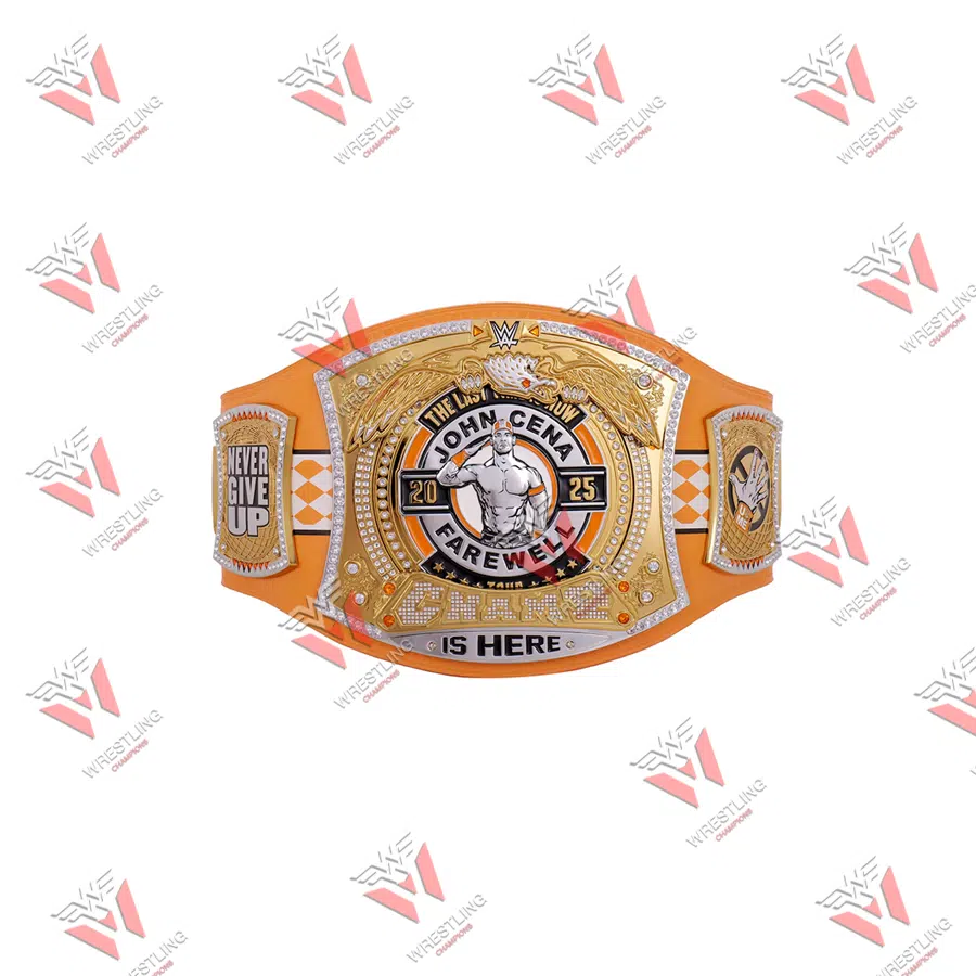 John Cena Farewell Tour 2025 knoxville Wrestling Championship Replica Title Belt