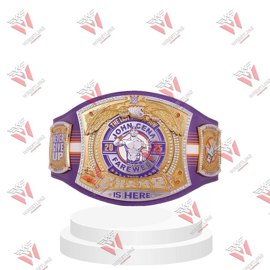 John Cena Farewell Tour 2025 Phoenix Spinner Wrestling Championship Replica Title Belt