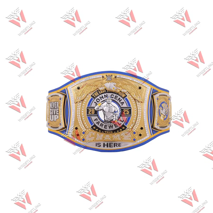 John Cena Farewell Tour 2025 Los Angeles Money in the Bank Wrestling Championship Replica Title Belt