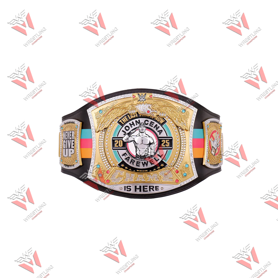 John Cena Farewell Tour 2025 San Antonio Wrestling Championship Replica Title Belt
