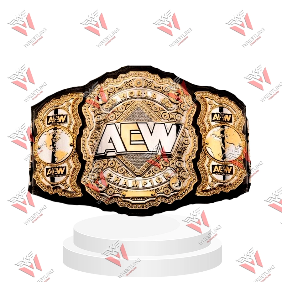 AEW V3 World Heavyweight Championship Wrestling Title Belt