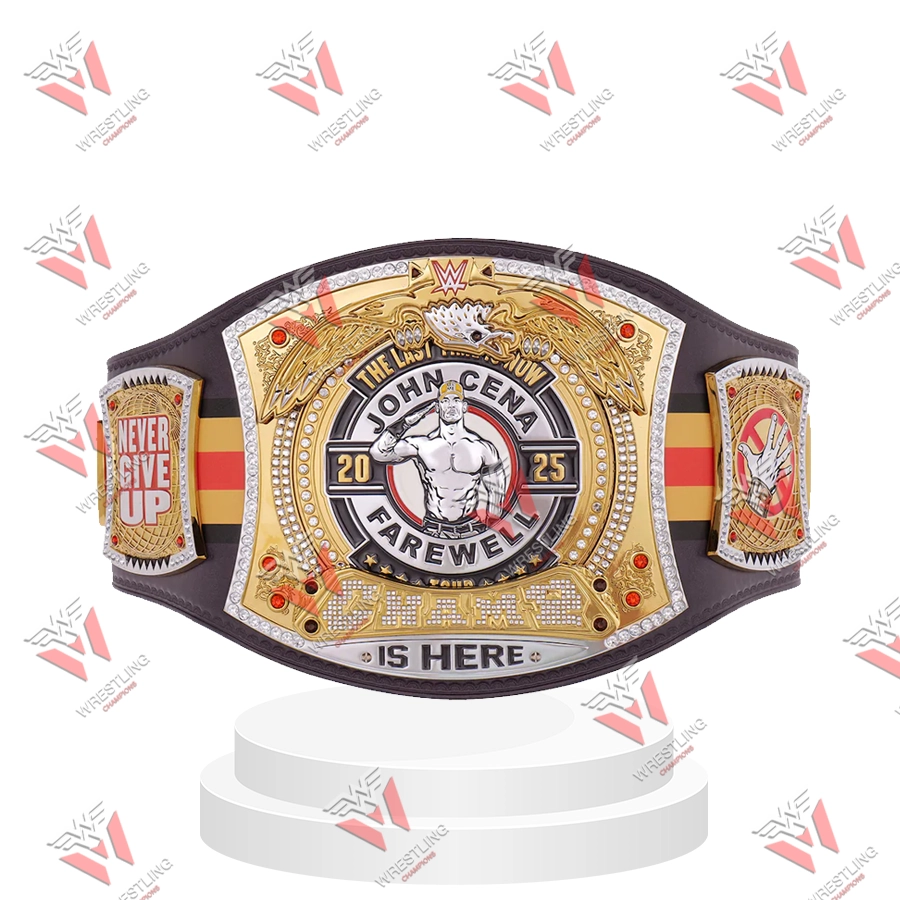 John Cena Farewell Tour 2025 San Diego Spinner Wrestling Championship Replica Title Belt