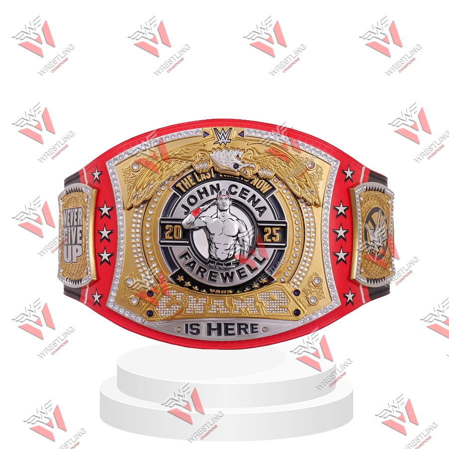 John Cena Farewell 2025 Washington Spinner Wrestling Championship Replica Title Belt