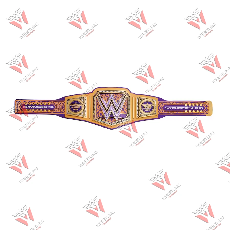 SummerSlam 2026 Minneapolis Championship Wrestling Title Belt