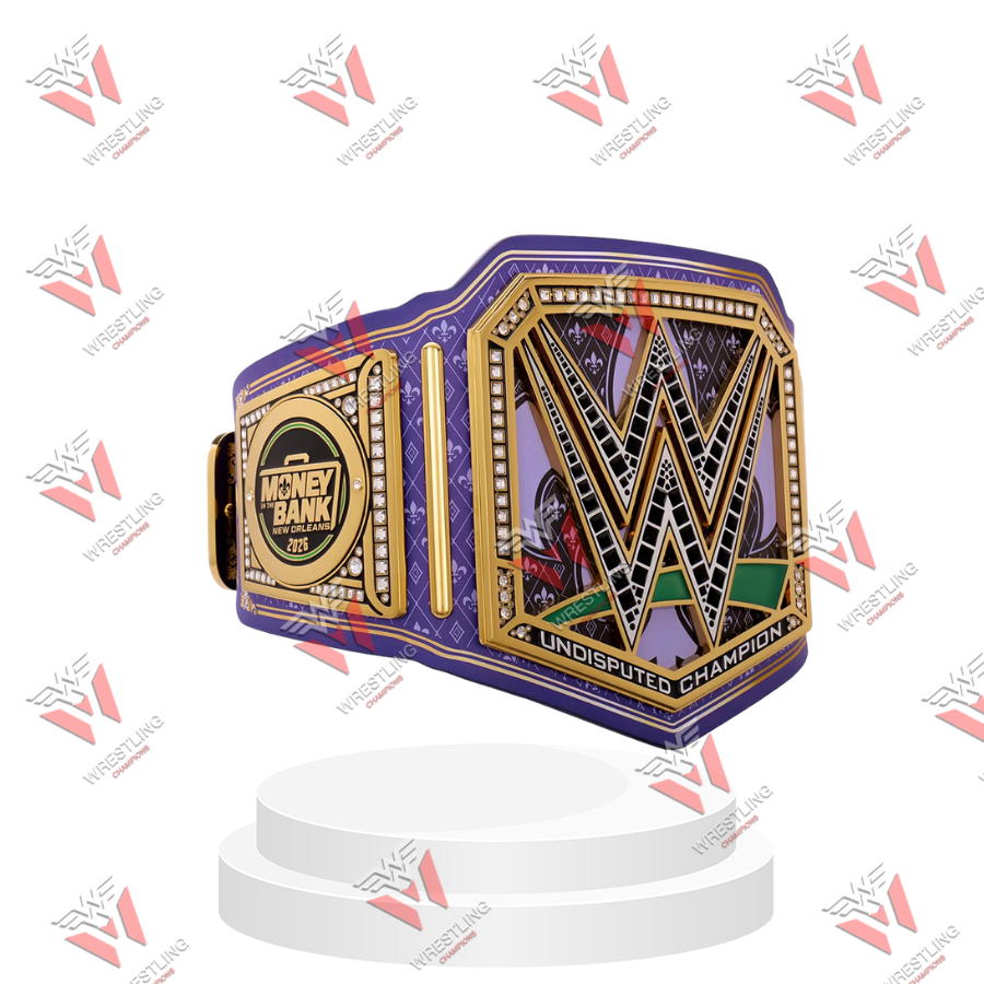 Money In The Bank 2026 New Orleans Championship Wrestling Title Belt