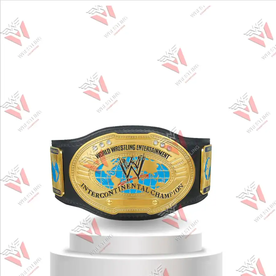 Attitude Era Intercontinental Heavyweight CNC 4MM & 6MM Championship Wrestling Replica Title Belt