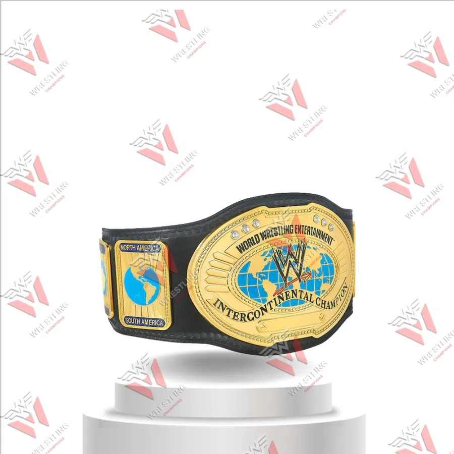 Attitude Era Intercontinental Heavyweight Championship Wrestling Replica Title Belt