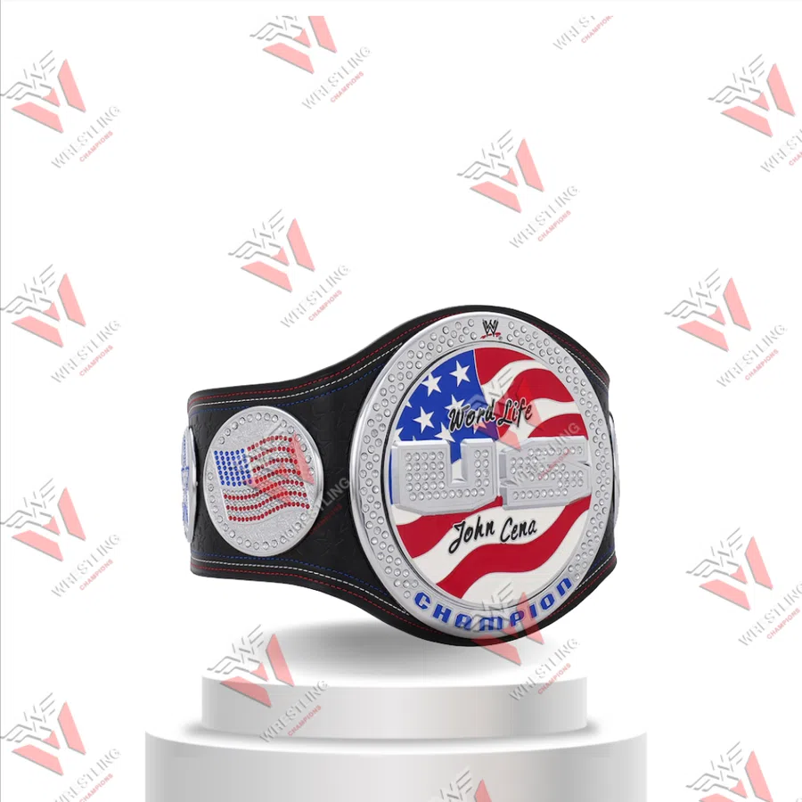 John Cena United States Spinner CNC 4MM & 6MM Heavyweight Championship Wrestling Replica Title Belt