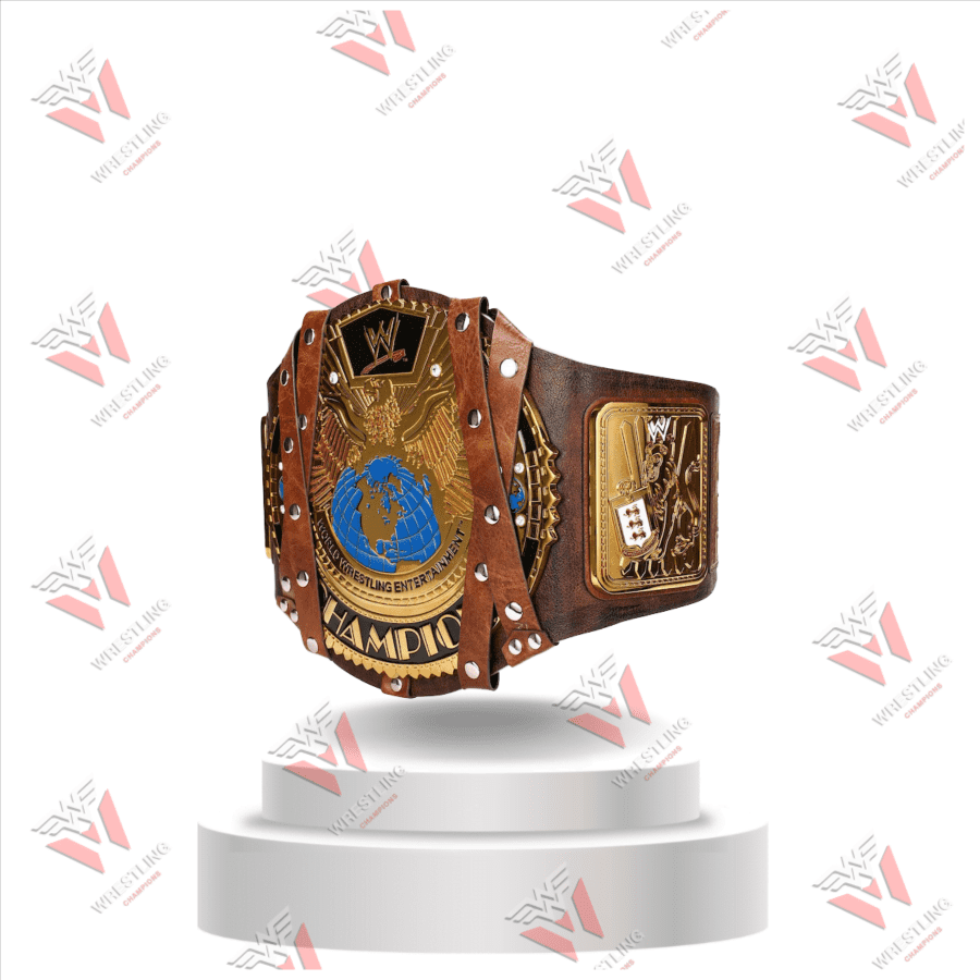 Mankind Heavyweight CNC 4MM & 6MM Championship Wrestling Replica Title Belt