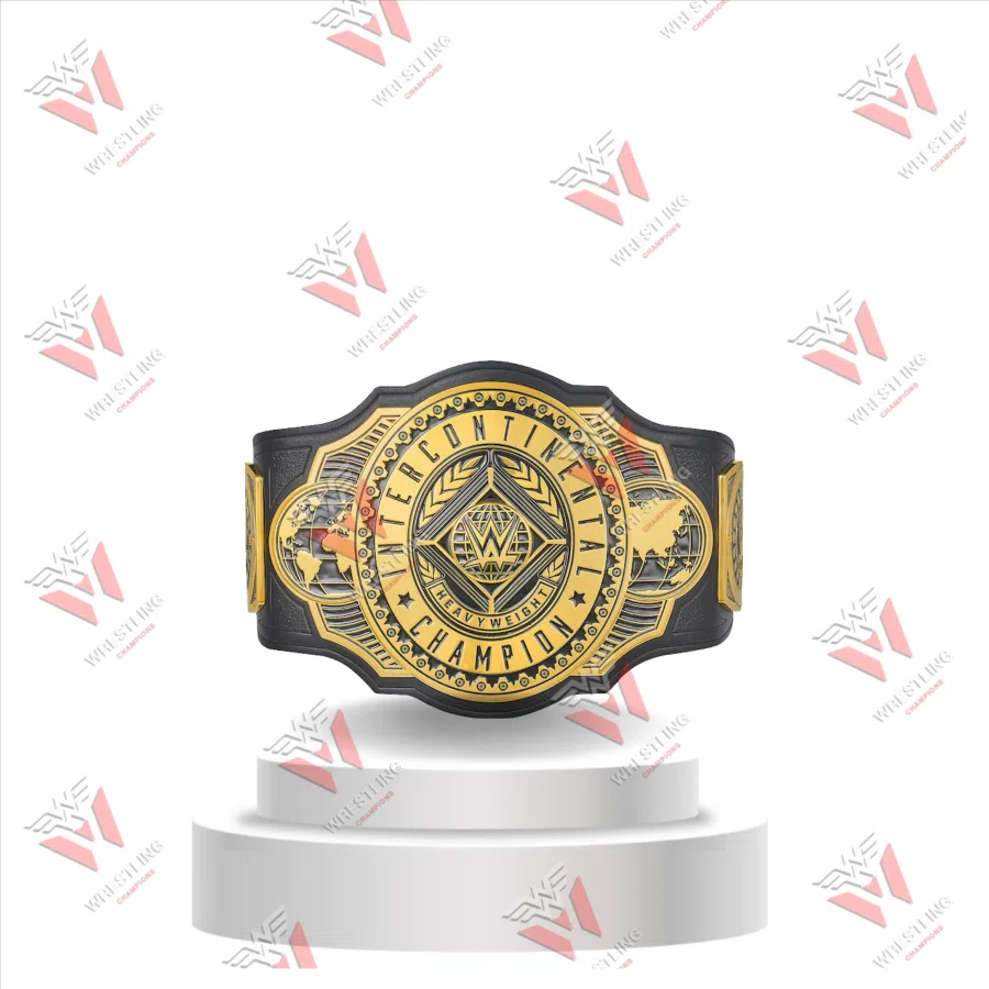 Intercontinental Heavyweight CNC 4MM & 6MM Championship Wrestling Replica Title Belt