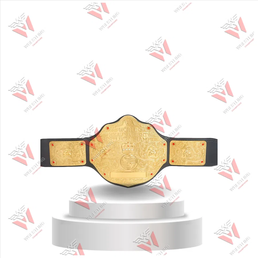 Big Gold Heavyweight Championship Wrestling Replica Title Belt