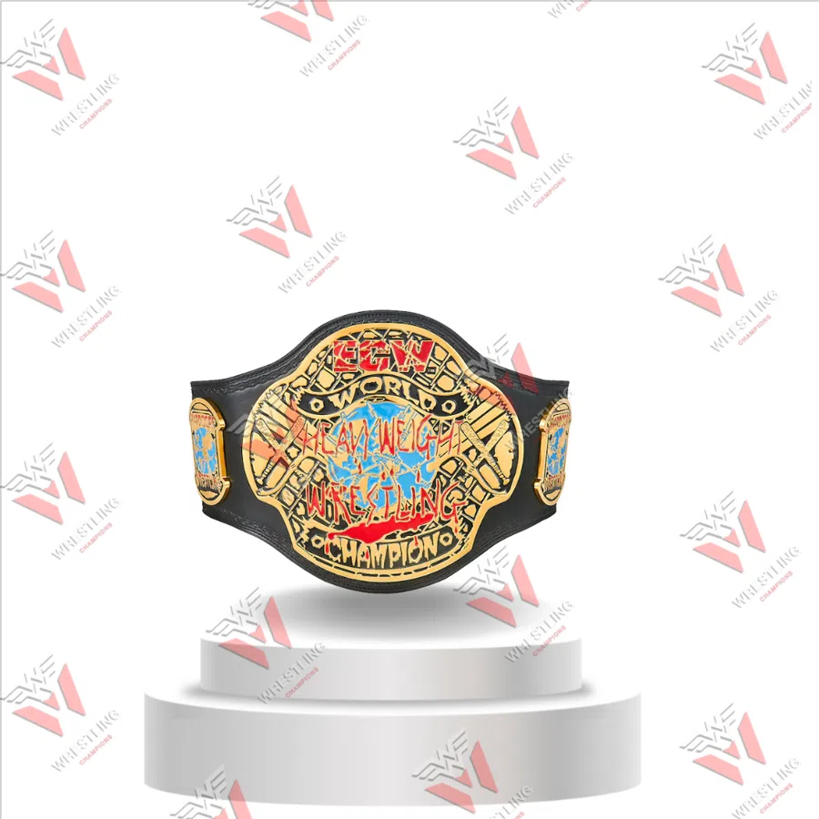ECW World Heavyweight Championship CNC 4MM & 6MM Wrestling Replica Belt