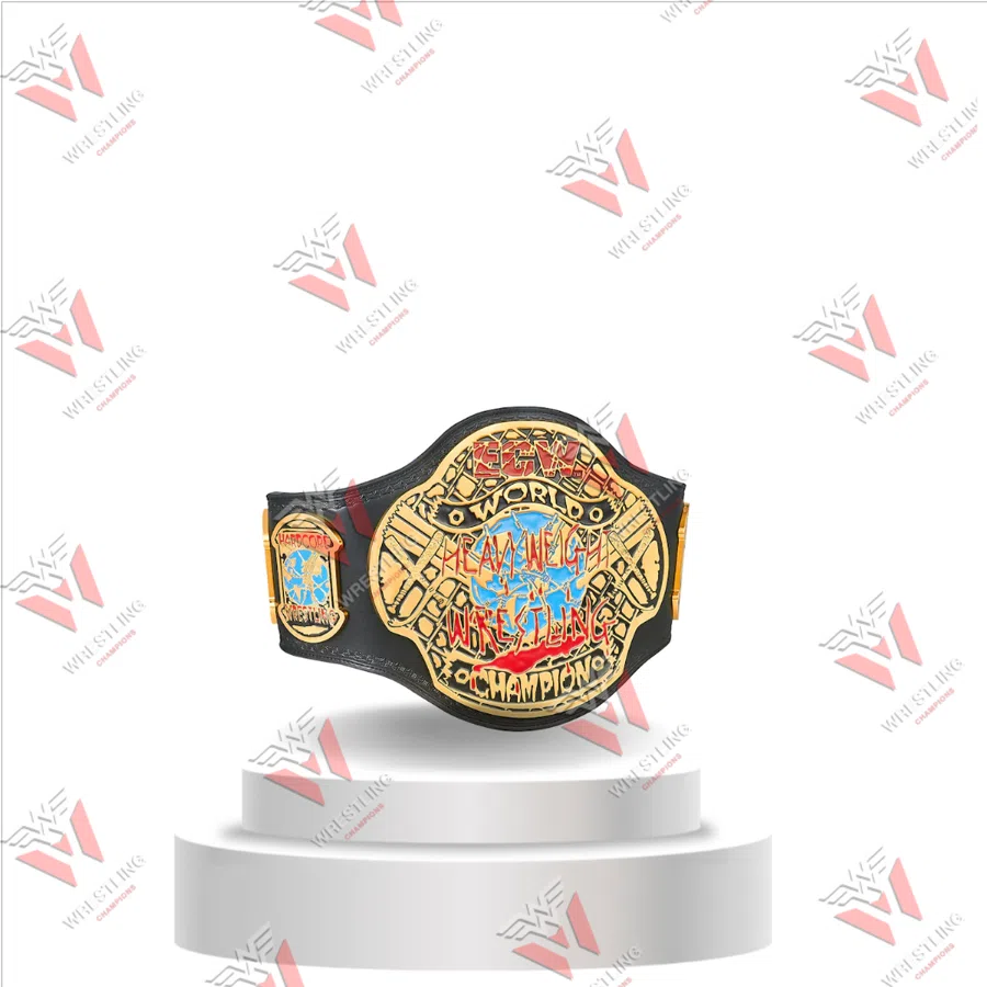 ECW World Heavyweight Championship CNC 4MM & 6MM Wrestling Replica Belt