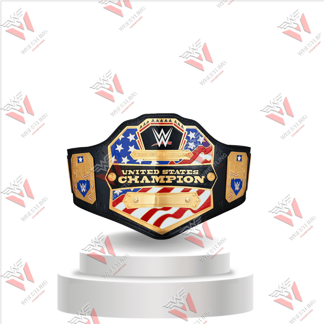 United States Heavyweight Championship CNC 4MM & 6MM Wrestling Replica Title Belt