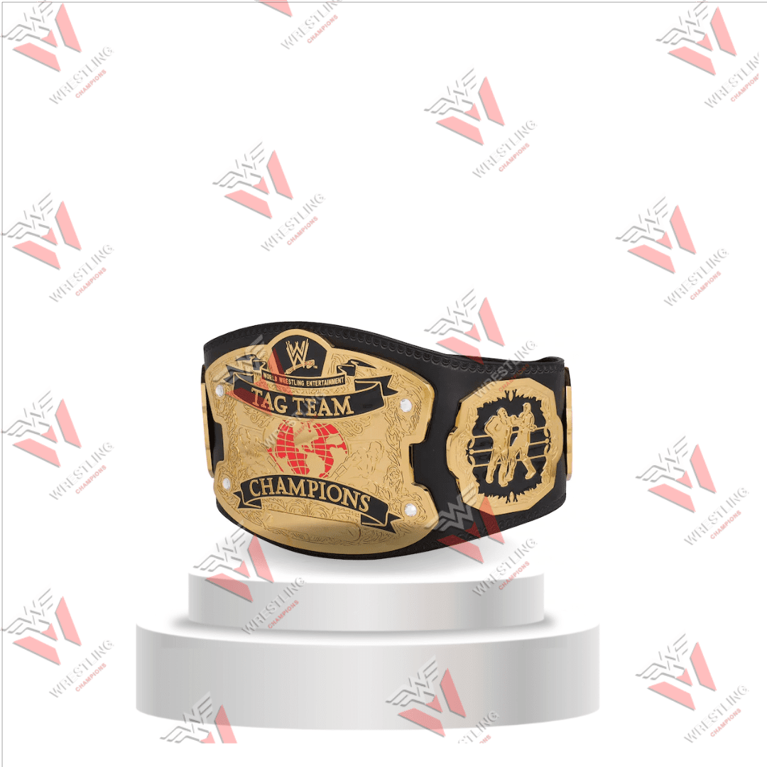 RAW World Tag Team Championship Wrestling CNC 4MM & 6MM Replica Title Belt