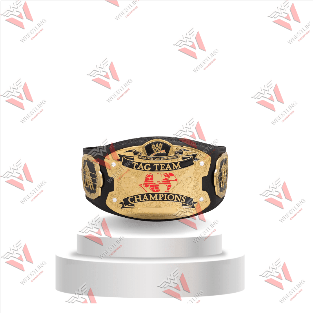 RAW World Tag Team Championship Wrestling CNC 4MM & 6MM Replica Title Belt