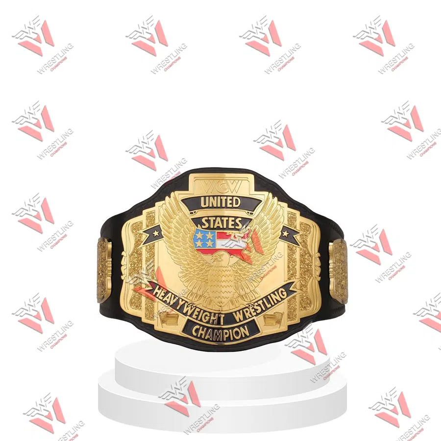 WCW United States Heavyweight Championship CNC 4MM & 6MM Wrestling Title Belt