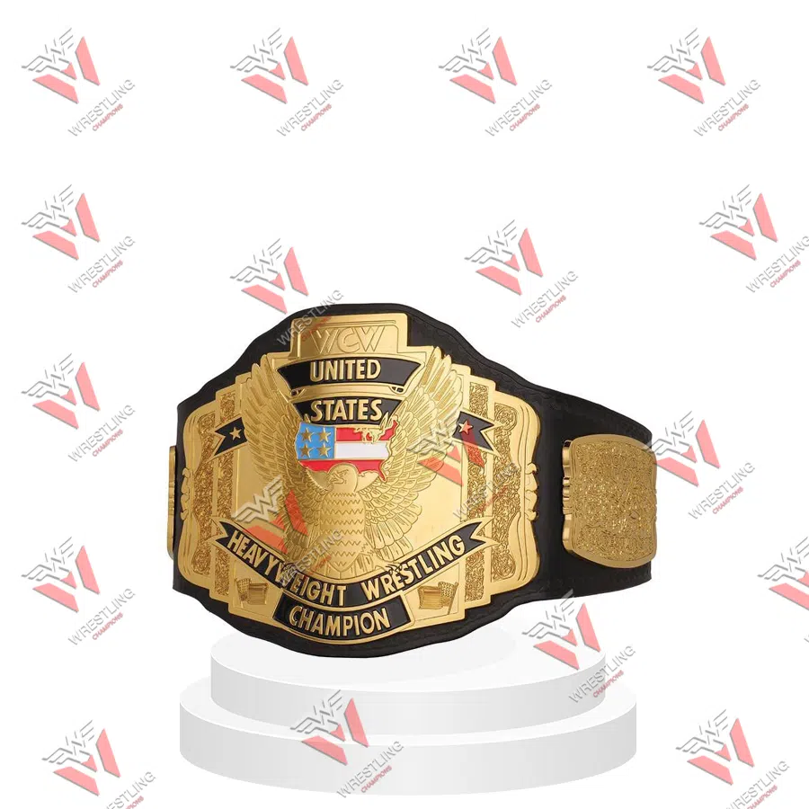 WCW United States Heavyweight Championship CNC 4MM & 6MM Wrestling Title Belt
