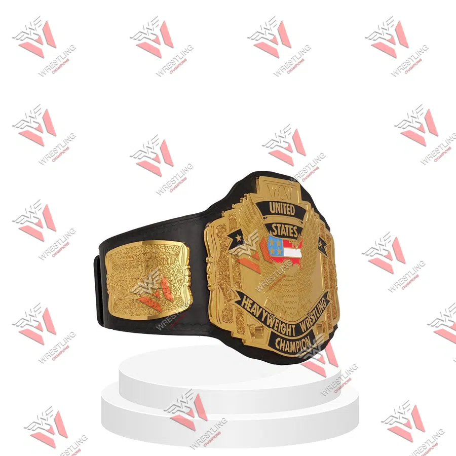 WCW United States Heavyweight Championship CNC 4MM & 6MM Wrestling Title Belt