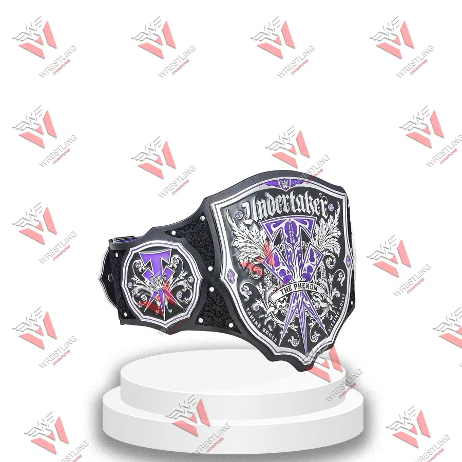 Undertaker Legacy the Phenom CNC 4mm & 6mm Championship Wrestling Title Belt