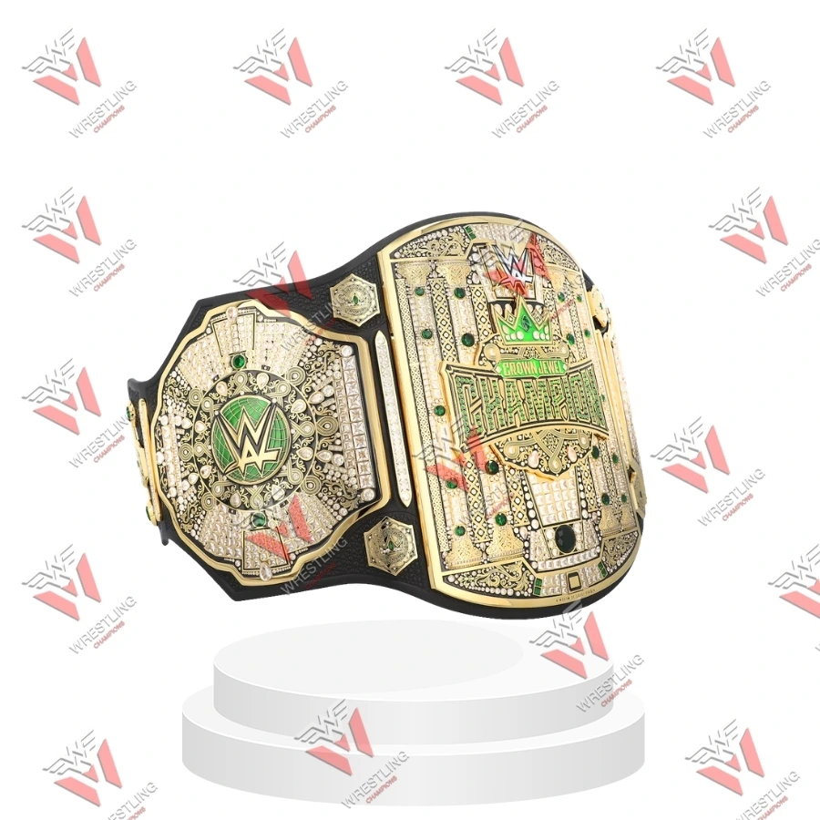 Crown Jewel Men’s Wrestling Championship Title Belt