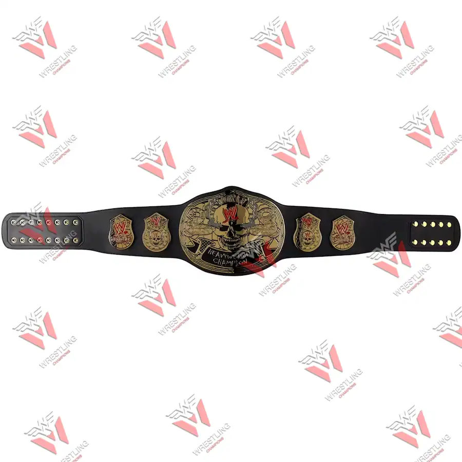 “Stone Cold” Steve Austin Smoking Skull Championship Wrestling Title Belt