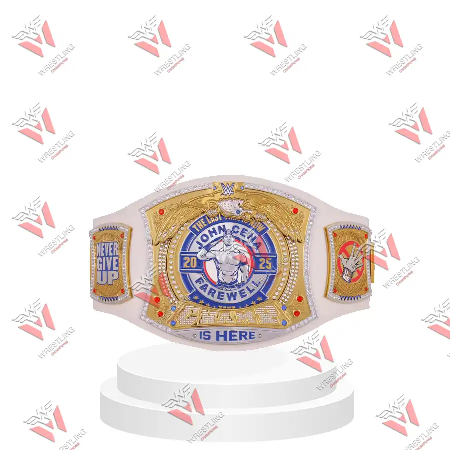 John Cena Farewell Tour 2025 Los Angeles Spinner Wrestling Championship Replica Title Belt