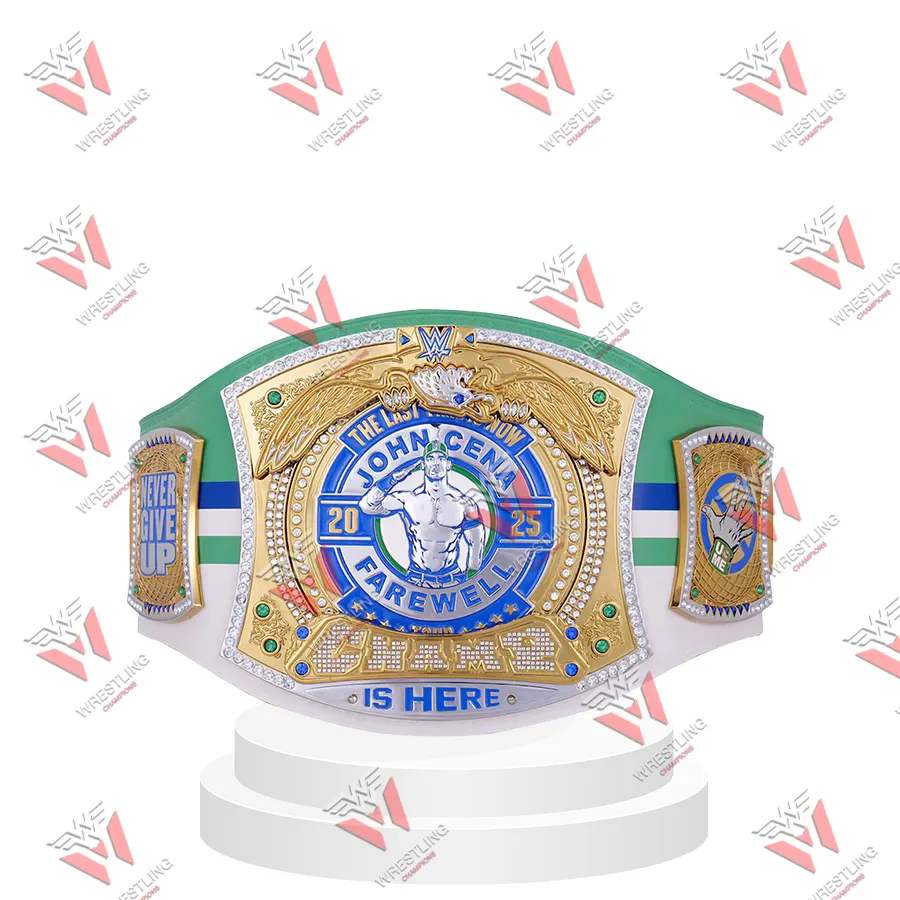 John Cena Farewell Tour 2025 Dallas Spinner Wrestling Championship Replica Title Belt