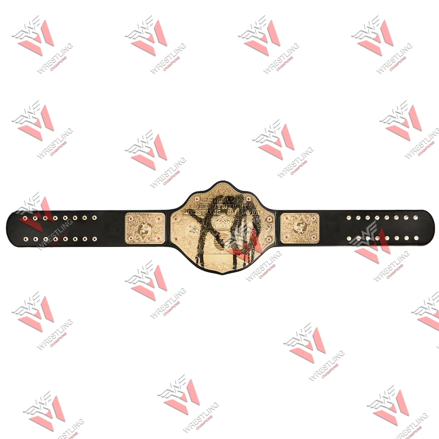 XO Big Gold World Heavyweight Championship Wrestling Title Belt