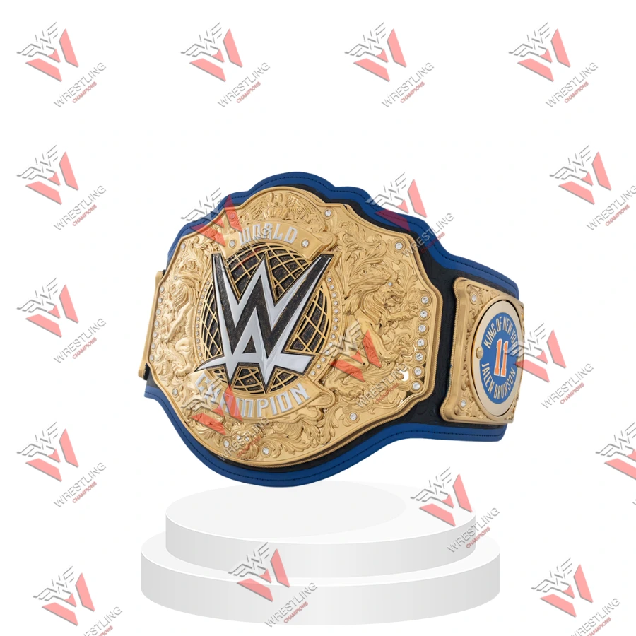 Jalen Brunson King of New York World Heavyweight Championship Wrestling Title Belt