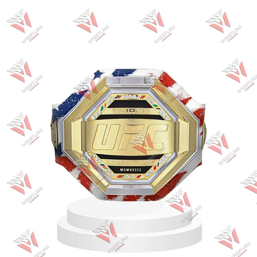 Justin Gaethje UFC Legacy Custom Championship Wrestling Title Belt