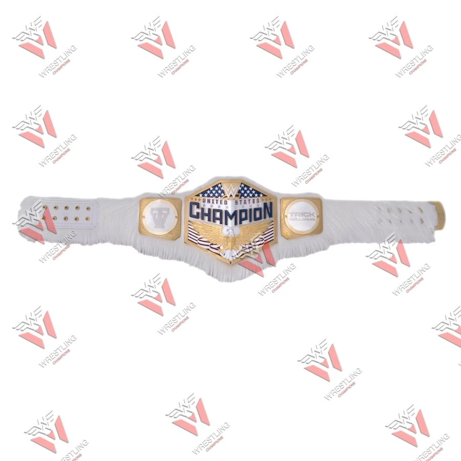 Trick Williams Limited Edition Fur United States Wrestling Championship Title Belt