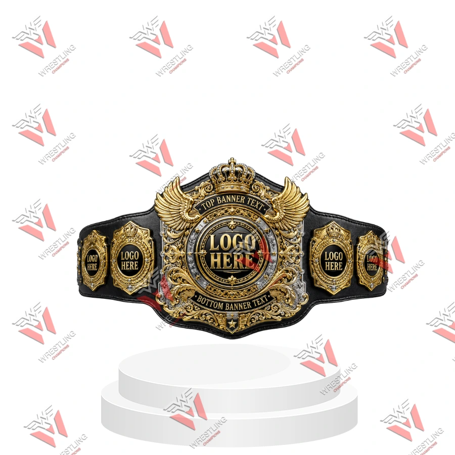Customize Winged Championship Wrestling Title Belt