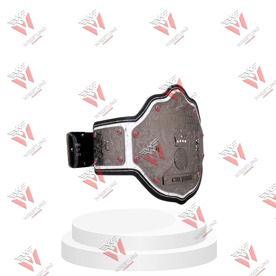 CM Punk Limited Edition World Heavyweight Championship Wrestling Title Belt